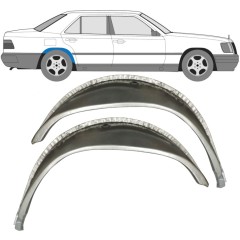 Panel de reparación guardabarros trasero interno para Mercedes E-Class W124 1984-1996 / Izquierda+Derecha / Conjunto 9652