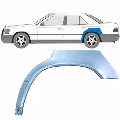 MERCEDES W124 1984-1996 PANEL DE REPARACIÓN DEL ALERÓN TRASERO / IZQUIERDA