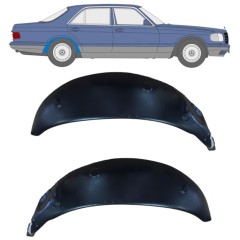 Panel de reparación guardabarros trasero interno para Mercedes S-Class W126 1979-1991 / Izquierda+Derecha / Conjunto 10533