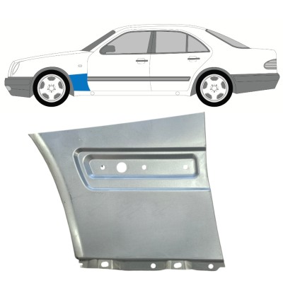 Panel de reparación guardabarros delantero para Mercedes E-Class W210 1995-2003 / Izquierda 14702