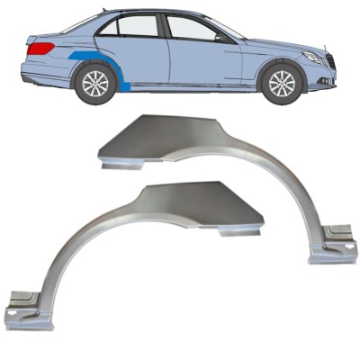 Panel de reparación guardabarros trasero para Mercedes-Benz E-Class W212 2009-2016 / Izquierda+Derecha / Conjunto 14867