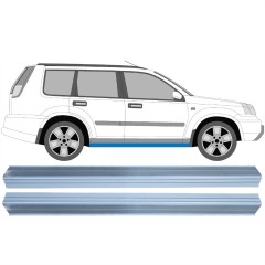 Panel de reparación del umbral para Nissan X-Trail 2001-2007 / Izquierda+Derecha / Conjunto 11947