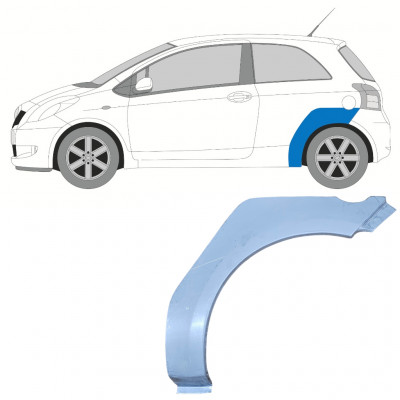 Panel de reparación guardabarros trasero para Toyota Yaris 2006-2011 / Izquierda 11445