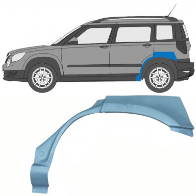 Panel de reparación guardabarros trasero para Skoda Yeti 2009- / Izquierda 10705