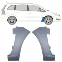 Panel de reparación guardabarros delantero para Opel Zafira B 2005-2012 / Izquierda+Derecha / Conjunto 16852