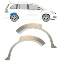 Panel de reparación guardabarros trasero para Opel Zafira B 2005-2012 / Izquierda+Derecha / Conjunto 14758