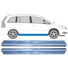 Panel de reparación del umbral para Opel Zafira B 2005-2012 / Izquierda = Derecha (simétrico) / Conjunto 9651