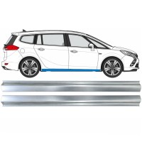 Panel de reparación umbral parte inferior para Opel Zafira C 2012-2019 / Izquierda+Derecha / Conjunto 17041