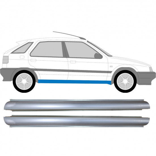 Panel de reparación del umbral para Citroen ZX 1991-1997 / Conjunto 11343