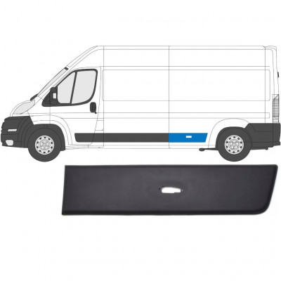 Moldura lateral trasera con agujero para lámpara para Fiat Ducato 2006- / Izquierda 6549