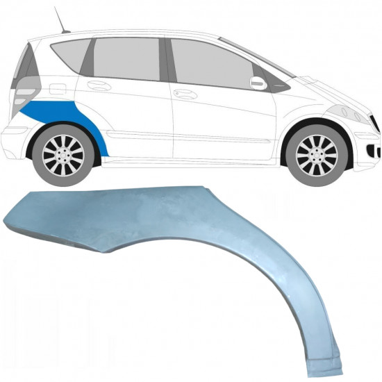 MERCEDES A-CLASS 2004-2012 PANEL DE REPARACIÓN DEL ALERÓN TRASERO / DERECHA