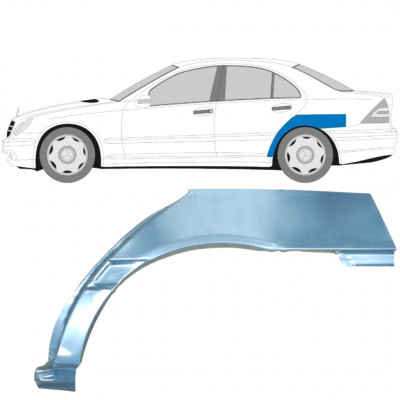 MERCEDES C-CLASS 2000-2007 PANEL DE REPARACIÓN DEL ALERÓN TRASERO / IZQUIERDA