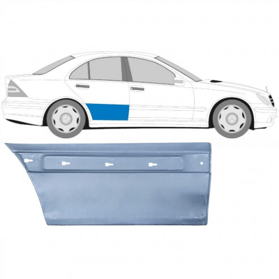 MERCEDES C-CLASS 2000-2007 TRASERO PUERTAS PARTE INFERIOR PANEL / DERECHA