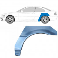 Panel de reparación guardabarros trasero para BMW E46 3 1998-2005 / Izquierda / COUPE 6197