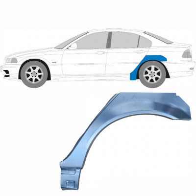 BMW E46 3 1998-2005 PANEL DE REPARACIÓN DEL ALERÓN TRASERO  PEQUEÑO / IZQUIERDA