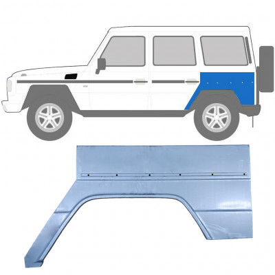 MERCEDES G CLASS 1979- PANEL DE REPARACIÓN DEL ALERÓN TRASERO / IZQUIERDA