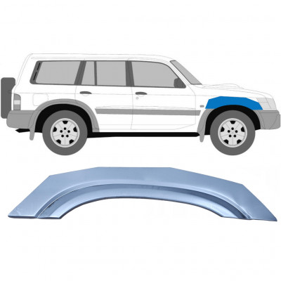 NISSAN PATROL 1997-2009 PANEL DE REPARACIÓN DEL ALERÓN DELANTERO / DERECHA