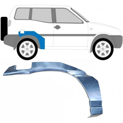 Panel de reparación guardabarros trasero para Nissan Terrano 1993-1999 / Derecho 6346