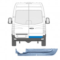 Panel de reparación puerta trasera para Mercedes Sprinter 2006- / Derecho 5681