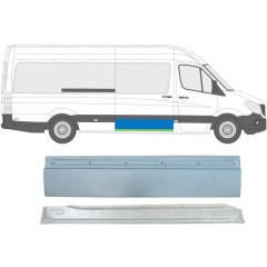 Panel de reparación puerta corredera para Mercedes Sprinter 2006-2018 / Derecho / Conjunto 5849