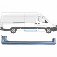 Panel de reparación del umbral de la puerta corredera para Mercedes Sprinter 2006- / Derecho 5593