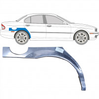 Panel de reparación guardabarros trasero para Jaguar X-Type 2001-2009 / Derecho 6080