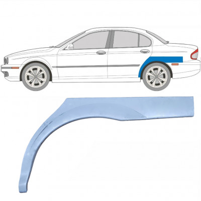 JAGUAR X-TYPE 2001-2009 PANEL DE REPARACIÓN DEL ALERÓN TRASERO / IZQUIERDA